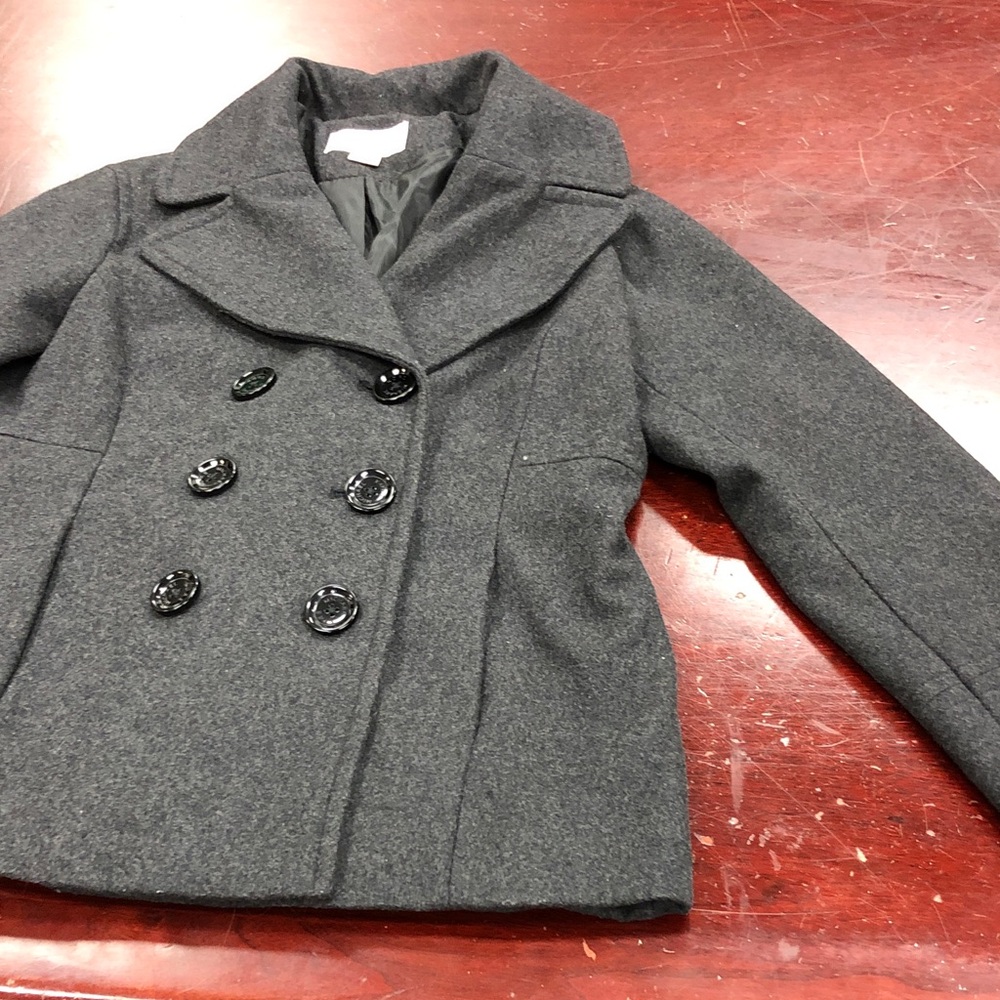 Michael Kors Charcoal Wool Coat - Picture 4 of 10